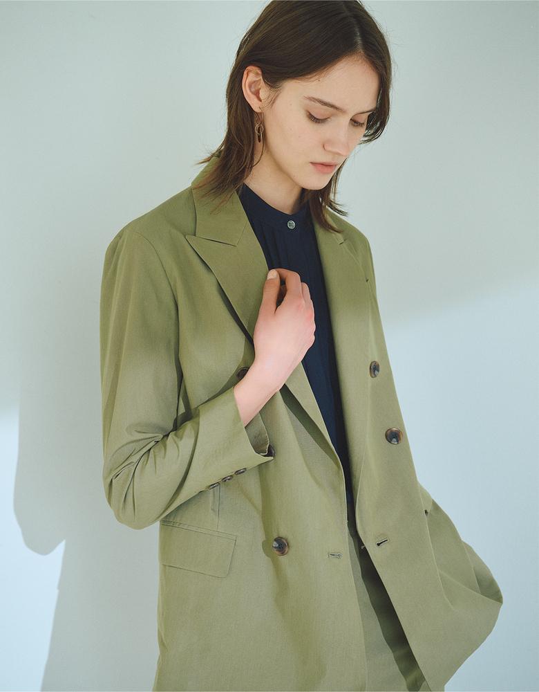 theory luxe ベージュジップアップ　ブルゾン　ジャケット　羽織り夏用 Comfortable Summer | Theory luxe（セオリーリュクス）公式通販